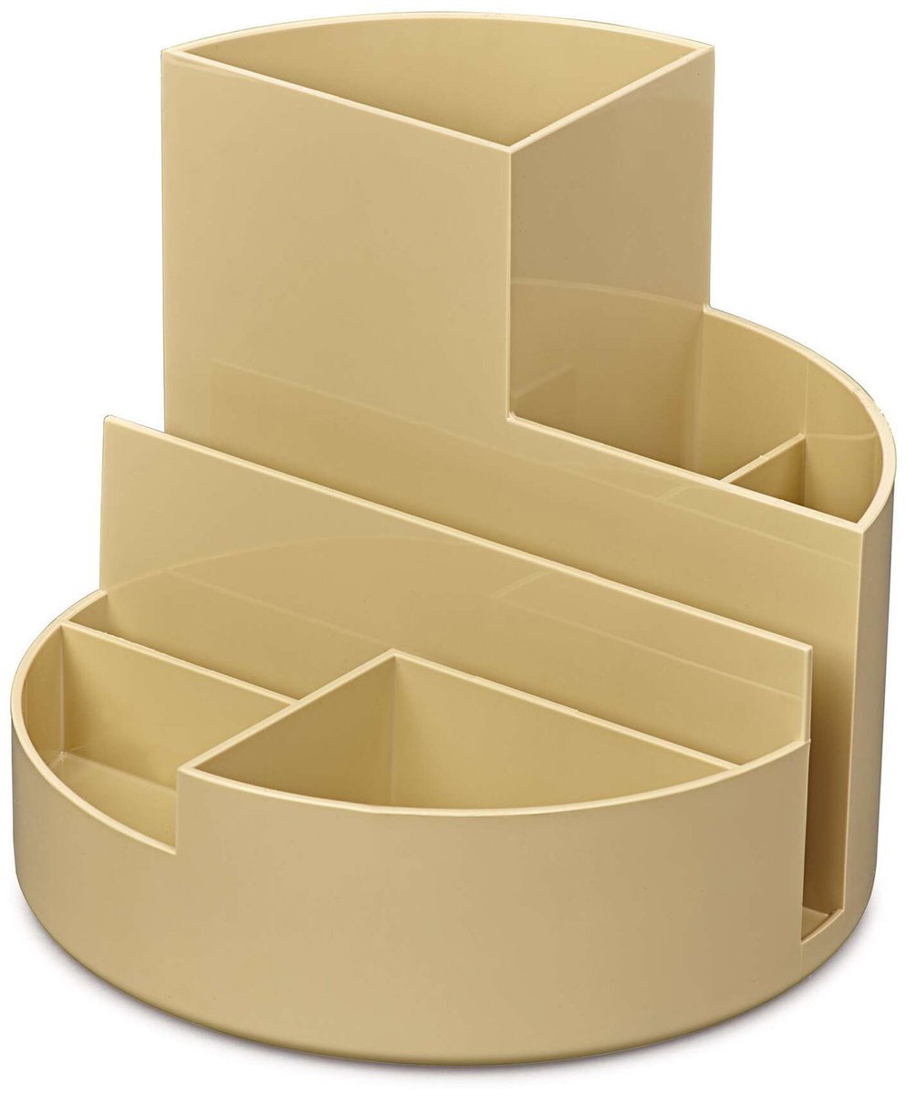 MAUL Pennenkoker MAULrundbox kunststof 14 x 14 x 12.5 cm bruin