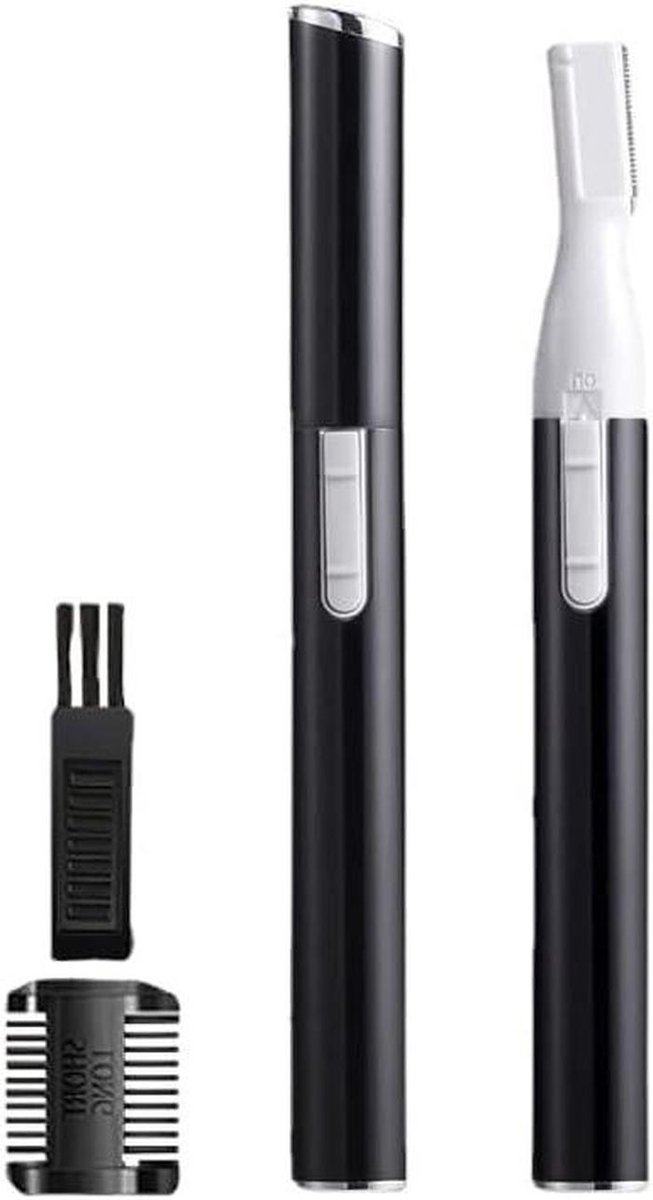 Gezichtshaar Trimmer - Epilator Gezicht - Gezichtsverzorging - Pijnloos en Snel - 15 cm - Wit