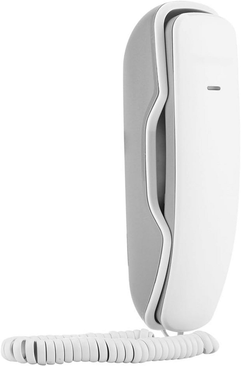 Vaste Telefoon - Wandtelefoon - Thuis Bellen - Helder Geluid - 225 cm Pakket - Wit