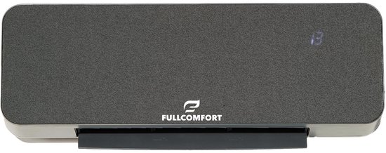 Fullcomfort E-Heat Elektrische Wandkachel 2000W - Met Thermostaat, Afstandsbediening, Weektimer en Ventilatorfunctie - Zwart