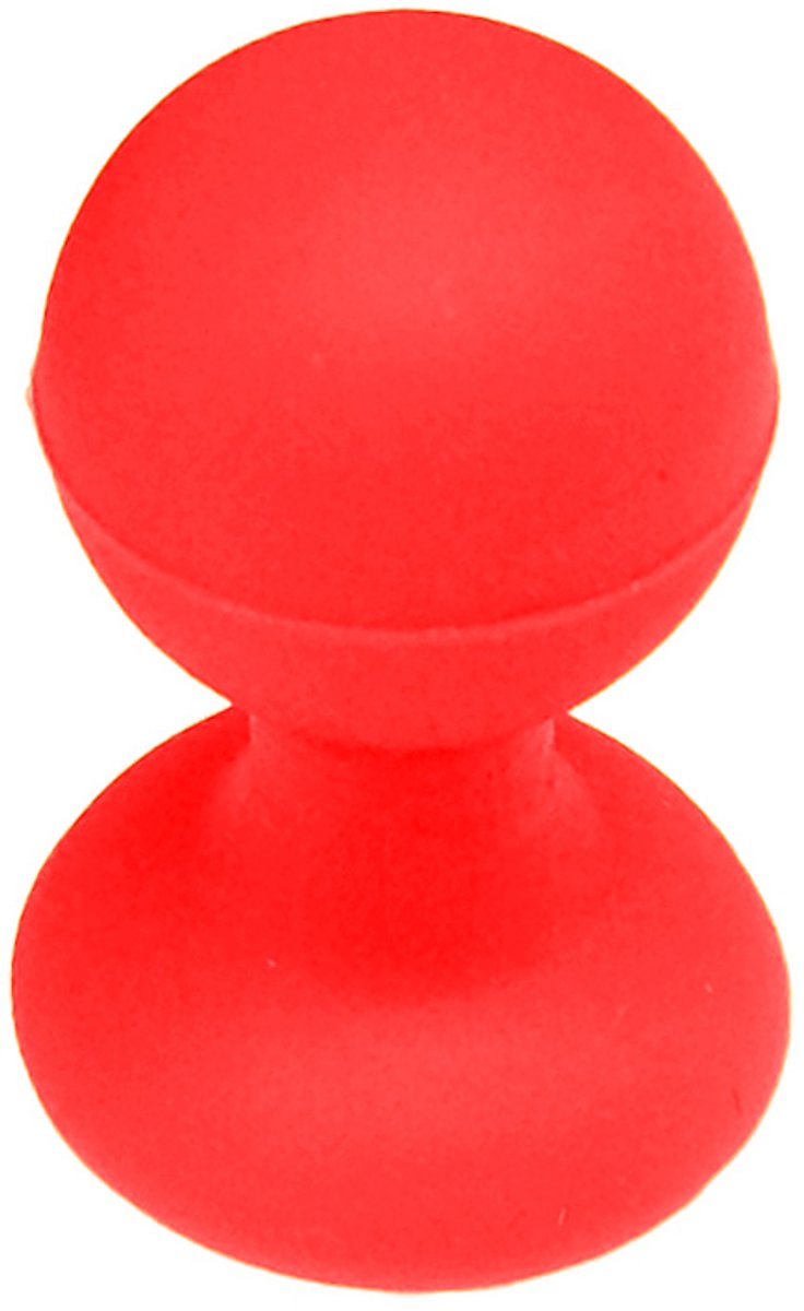Hurtel - Telefoniehouder - Siliconen - Rond Hoofd - Rood
