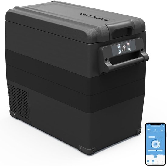 Elektrische Koelbox - Vriesbox Mini - Reizen Auto - Diepe Vriezer Prestaties - 45 Liter - Zwart — afbeelding 3