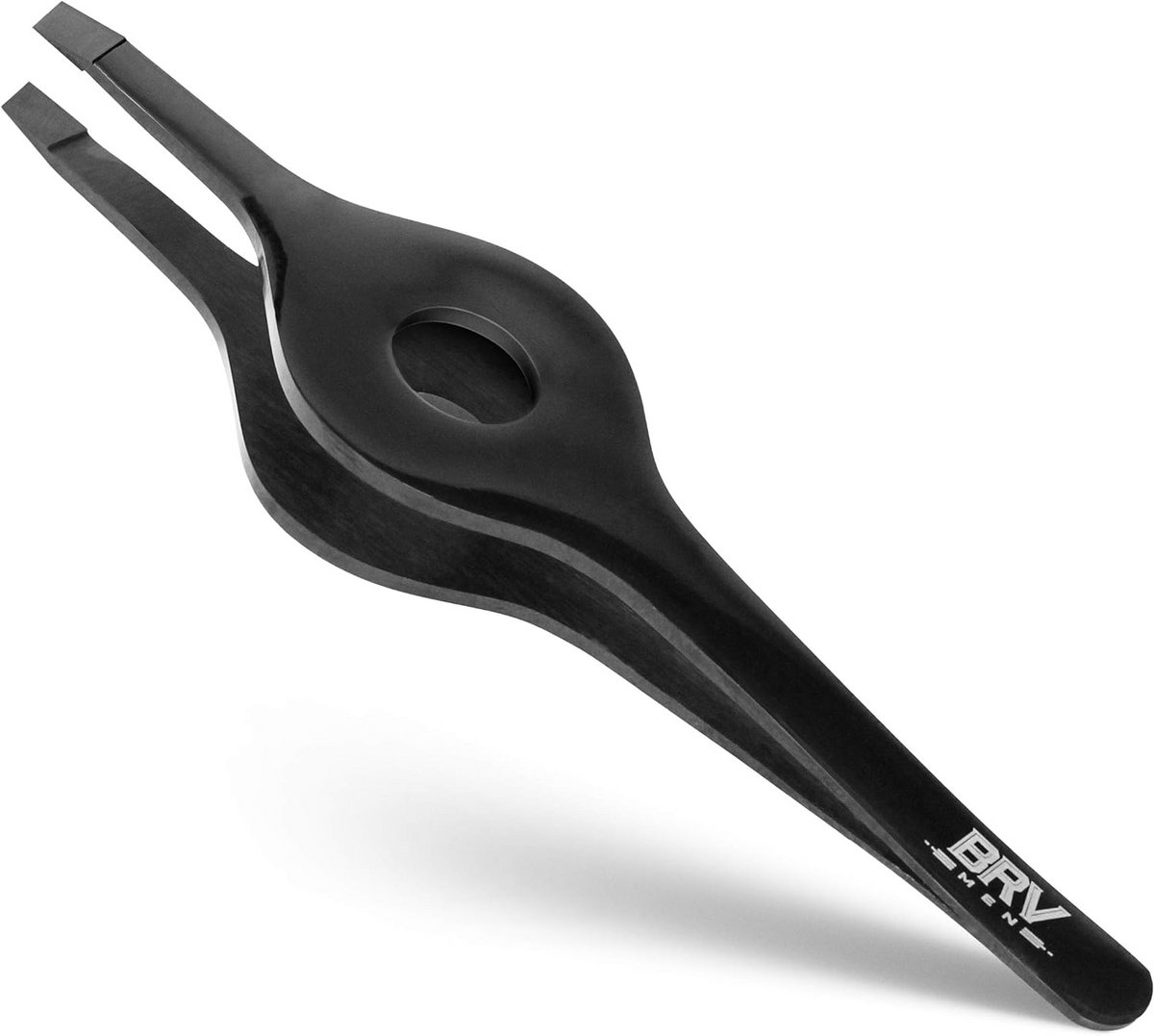 Pincet - Ontharingspincet - Precisie Ontharen - Titanium Gecoat - 12.5 cm - Zwart