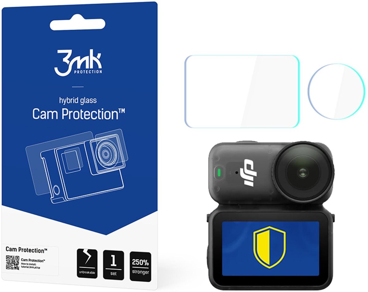 3Mk Camerabescherming Voor Dji Osmo Nano: Beschermglas Inclusief Bevestigingsmateriaal.