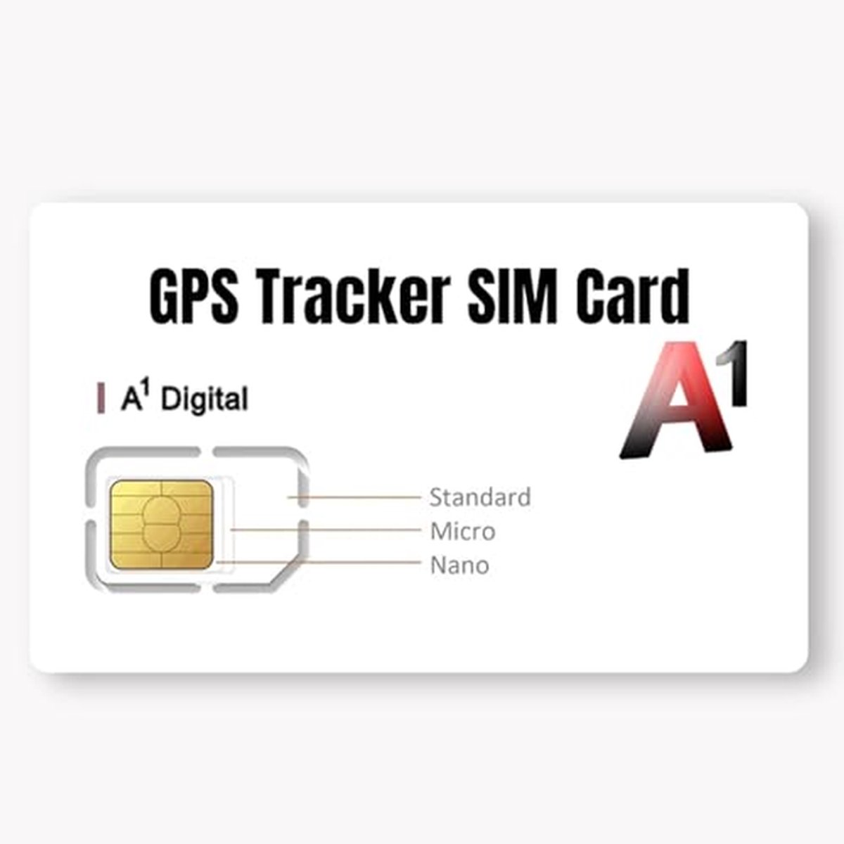 Simkaart GPS-tracker - Data sim - Locatie volgen - Internationale roaming - 1 dag proef - N.v.t.