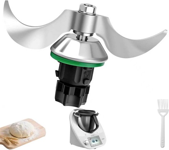 Mes Voor Vorwerk Thermomix TM5/TM6 - Mengmes - Deegmengmes Van Roestvrij Staal - Kneedmes - Deegmes — afbeelding 3