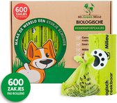 Mr. Green Mind Poepzakjes 600 stuks lekvrije Hondenpoepzakjes Biologisch Afbreekbaar - 40 rollen - Hond
