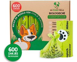 Top 10 praktische trainingshulpen voor honden 2026: Mr. Green Mind Biologisch Afbreekbare Poepzakjes 600 stuks