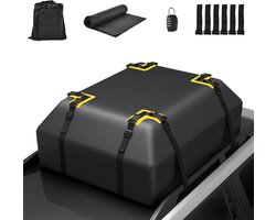 Autodakkoffer - Daktas Bagagebox - Reis Opslag - Waterdicht Materiaal - 400 Liter - Zwart