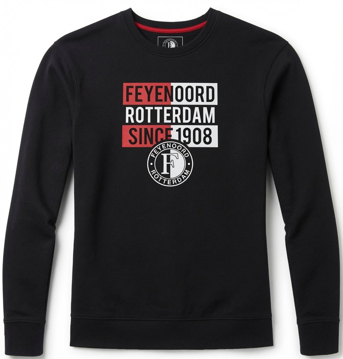 Feyenoord - Sweater - Maat 104/110 - Shirt - Zwart - Kinderen
