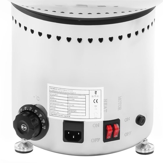 Chocoladefontein - 5 verdiepingen - 6 kg - Royal Catering — afbeelding 5