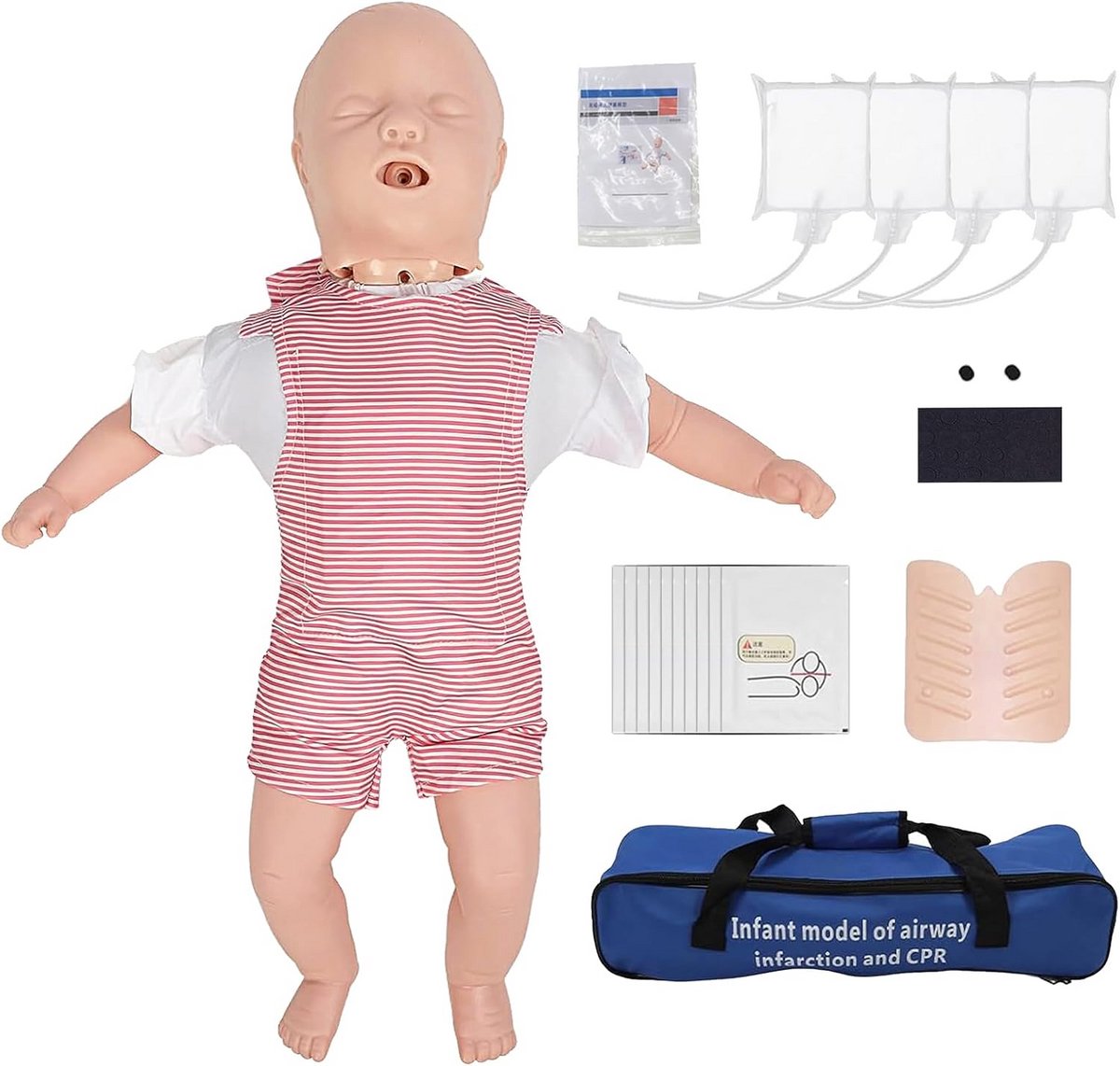 Reanimatiepop Baby - EHBO pop - Eerstehulp training - Realistische anatomie - Levensgroot - Niet gespecificeerd