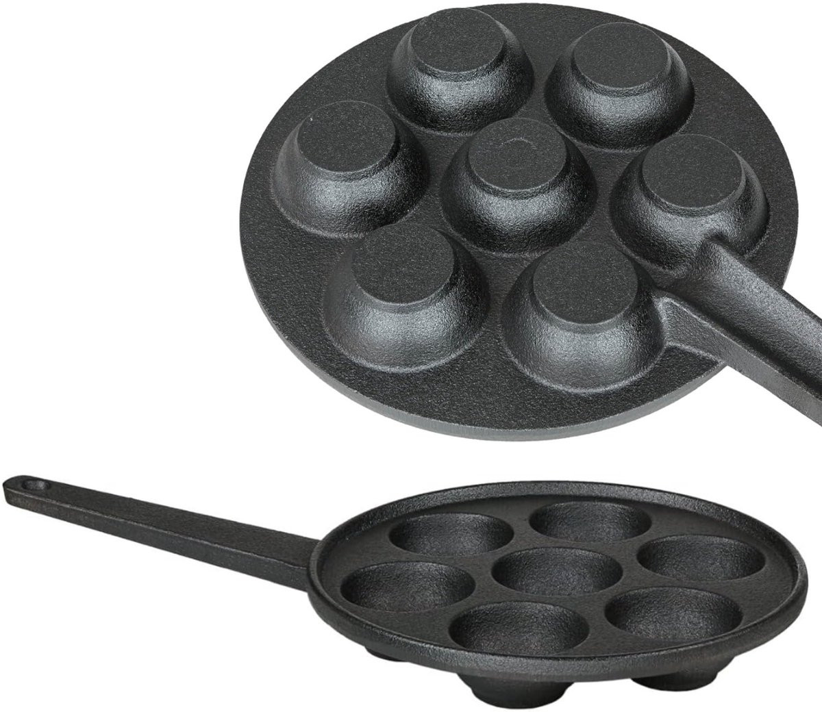 CLVP® Poffertjespan Inductie - Poffertjesmaker - Poffertjespannen - Zwart