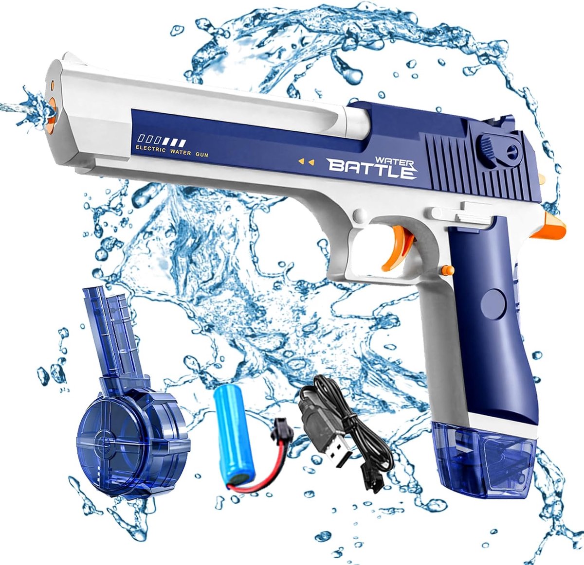 Elektrisch Waterpistool Met Groot Bereik - Automatisch Waterpistool Voor Kinderen En Volwassenen - Waterpistool Met Groot Bereik Voor Zwembad, Strand En Buitenspelen