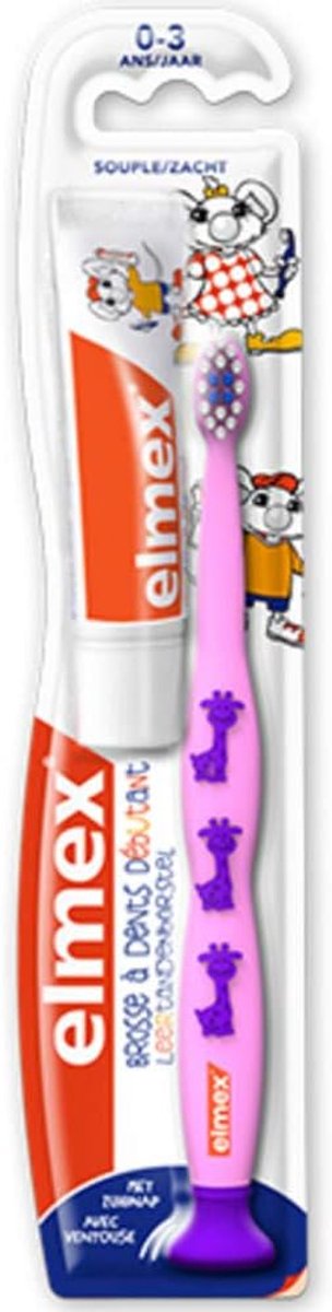Kinder Tandenborstel - Poetsborstel Baby - Tanden Poetsen - Kleine Borstelkop - 1 Stuk - Blauw