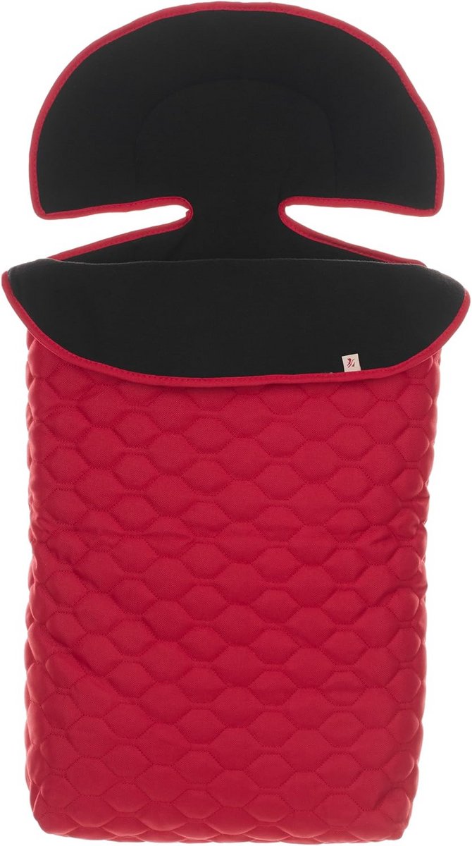 Voetenzak - Baby deken - Wandelen met baby - Zachte voering - 92 x 37 cm - Rood