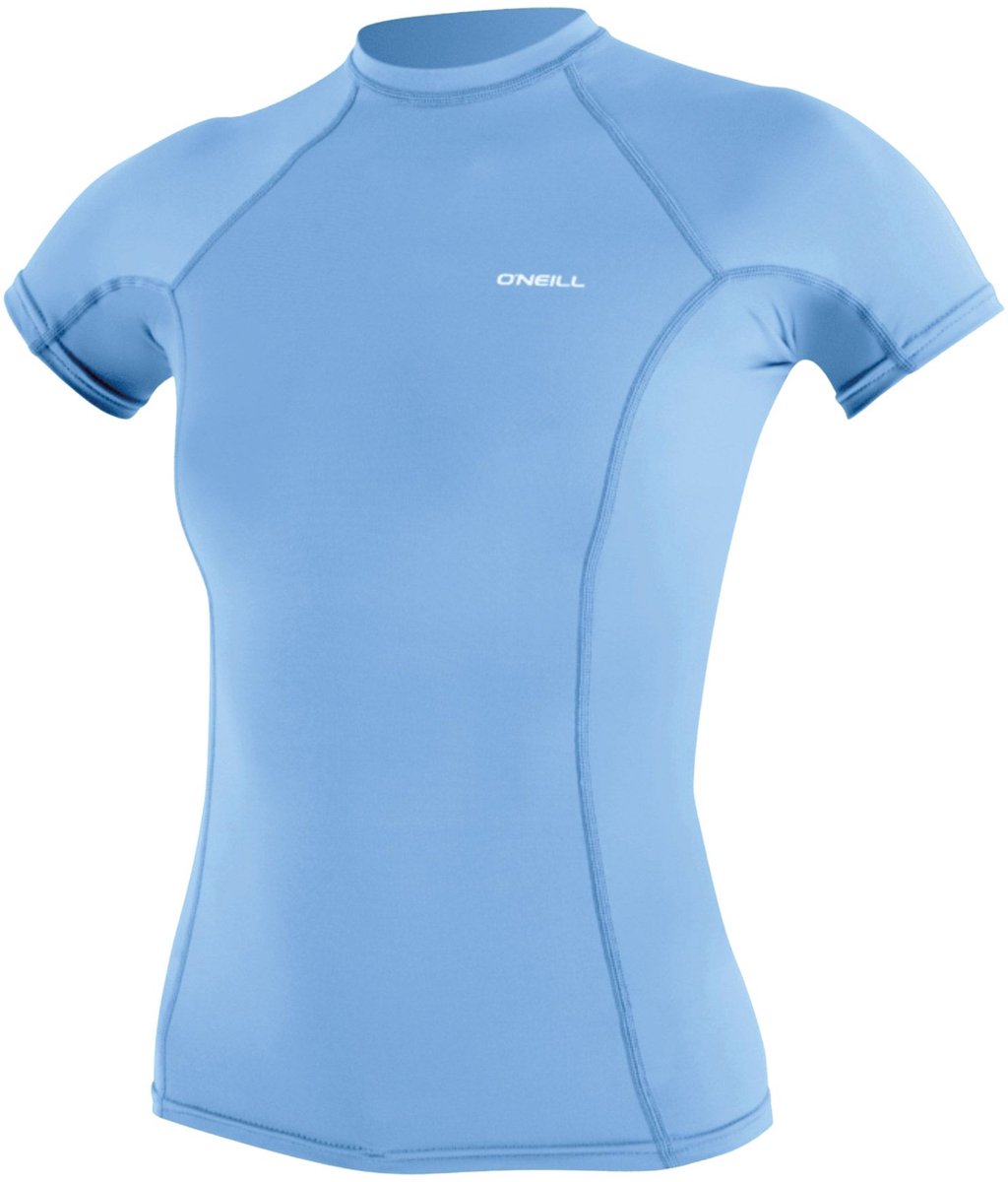 O’Neill Basic Skins S/S Rashguard Dames Blauw