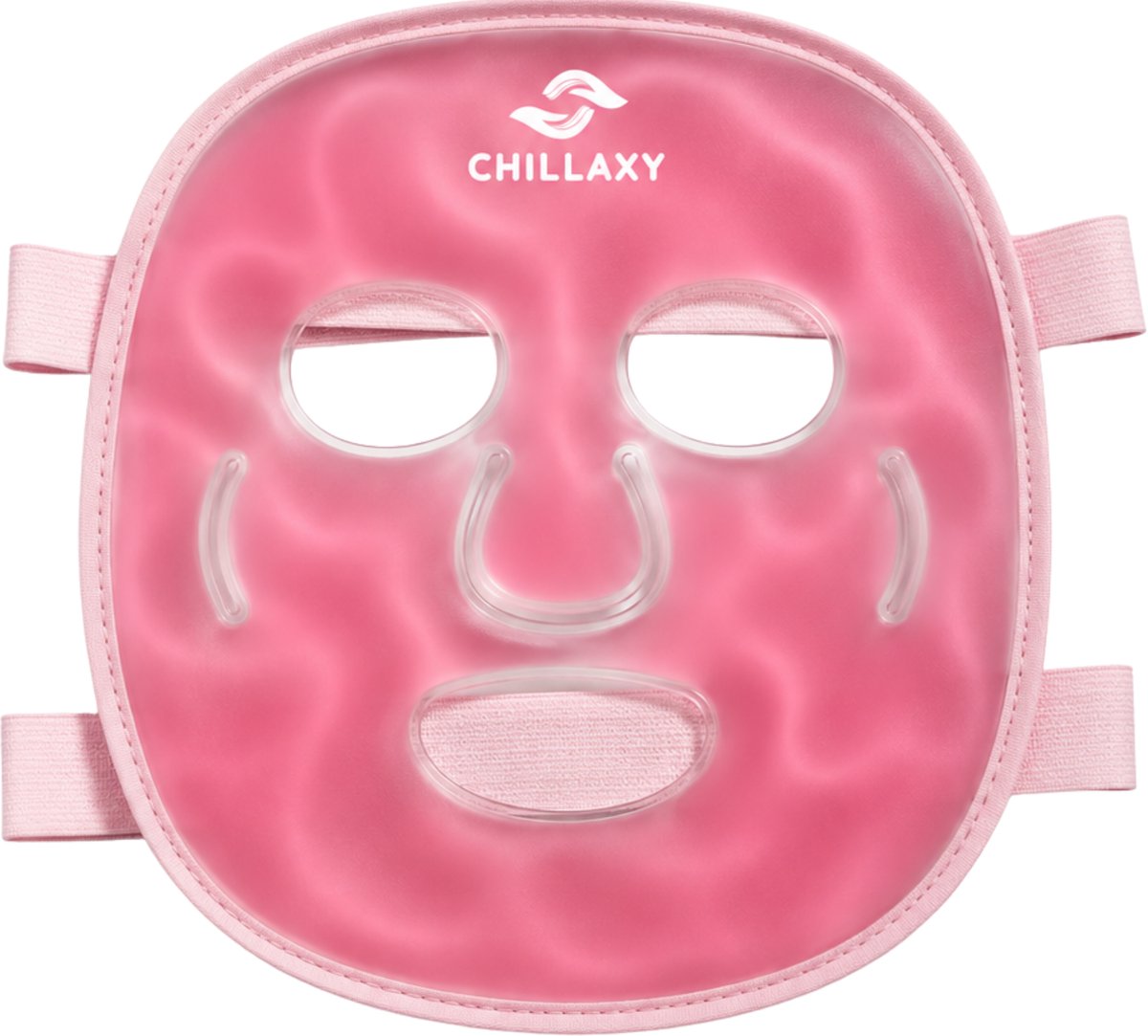 Chillaxy - Koelmasker - Hot Cold masker - Migraine masker - Oogmasker - ijsmasker - Gezichtsmasker - Roze