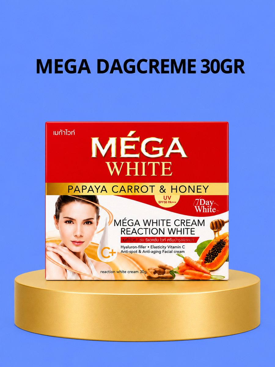 Mega White gold france papaya wortel lotion, Kojic AA2G 500 ml