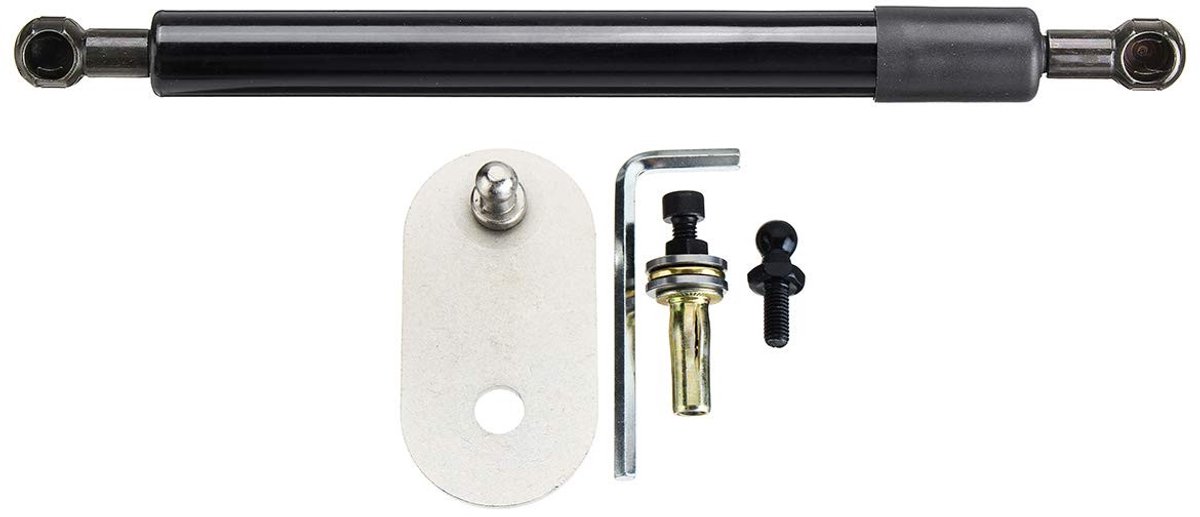 aladdien - Shock Absorber - Veiligheid - Zwart - Tailgate - Perfecte controle - Geschikt voor Dodge Ram 1500 2500 3500 - Model 2009-2018