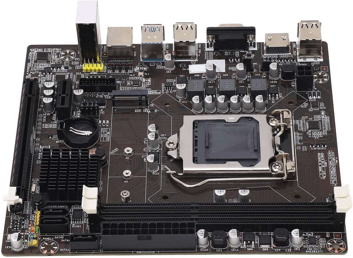 aladdien - DDR3 Moederbord - Desktop PC Moederbord - Ondersteunt 1155 Pin Processors - Multi-USB-poort - Stabiele voeding - Geschikt voor i3 i5 i7 -...