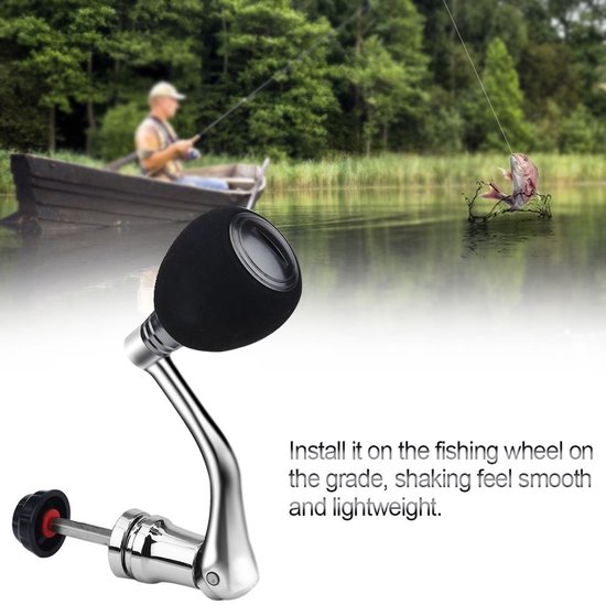 Allecto - Wheel Replacement - Metaal - Duurzaam en lichtgewicht - Rood 4000 5000 6000 - Grip voor spinning reels - Geschikt voor vissers — afbeelding 2
