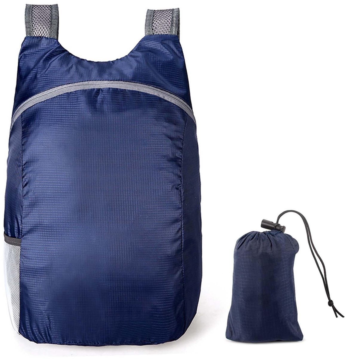 Vouwbare Reisrugzak - Lichtgewicht Outdoor Rugzak voor Wandelen en Camping - Donkerblauw