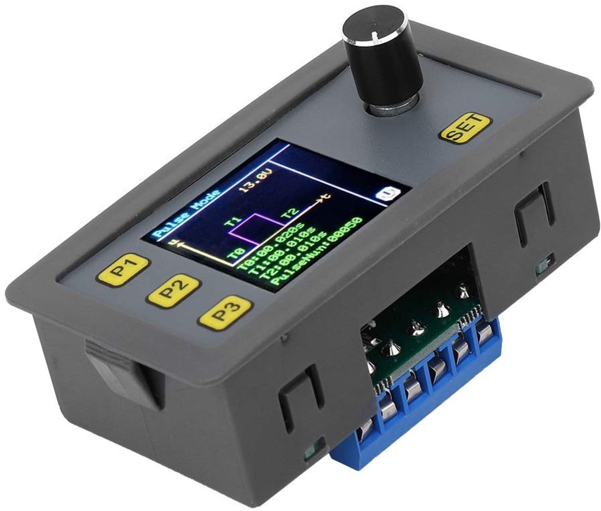 WSFG-06 Signaalgenerator Module met LCD Display - PWM, Puls en Sinusgolf Instelbaar