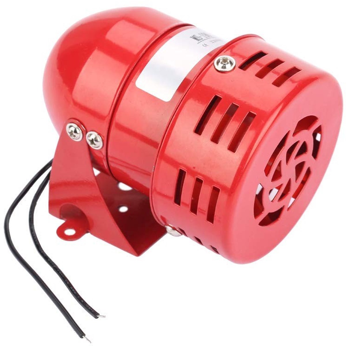 ONF3 - Sirene Alarm - 120dB Geluid - Rood - Diefstalbeveiliging - Industrieel Geluid - Motor Alarm - Geschikt voor Wandmontage - Rood