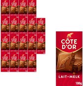 Côte d'Or Chocolade Reep Melk 18 x 180g - Chocolade Tabletten - Cadeau vrouwen of mannen verjaardag - Voorraad