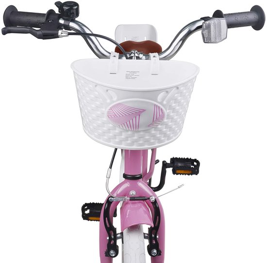 vidaXL - Kinderfiets - 18 - Inch - voor - 5-7 - jaar - oud - Licht - Roze van VidaXL — afbeelding 2