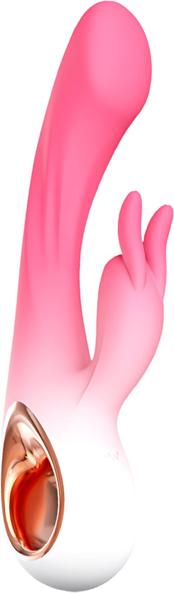 SF Toys - Roze gradient - Rabbit Vibrator - G-spot & Clitoris Stimulatie - 10+10 Vibratiestanden - USB Oplaadbaar - Waterdicht