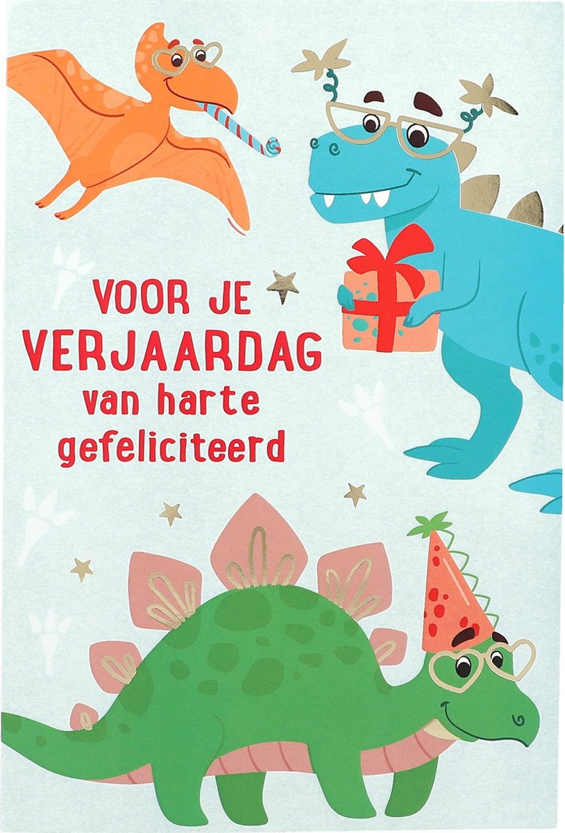 Depesche verjaardagskaart speelgoed vrolijk cadeau wens.