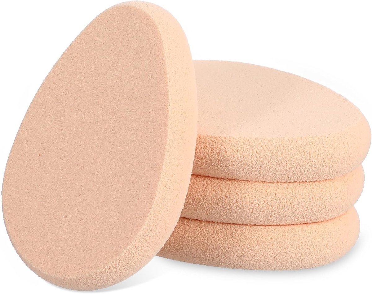 Set van 4 Make-up Sponzen voor Vloeibare en Poederfoundation - Perfecte Cosmetische Tools voor een Flawless Finish