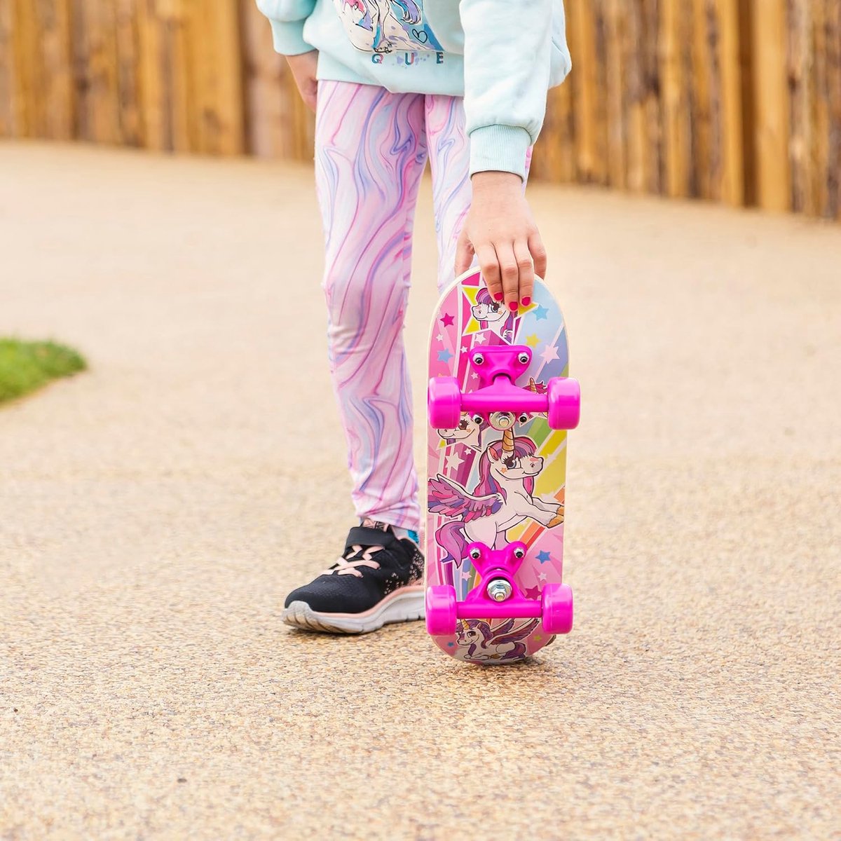 UNICORN SKATEBOARD 17X5 INCH. Multicolor