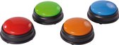 Eduplay buzzer speelgoed met licht en geluid - set van 4 stuks.