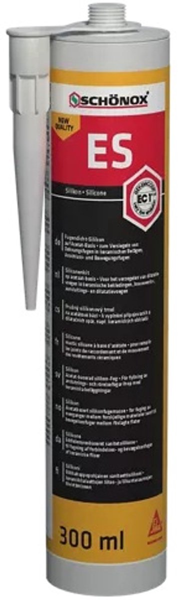 Schonox ES siliconenkit wit flacon300ml