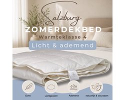 Zomerdekbed Oostenrijks Schuddons 240x220 | Fluffy Dons Dekbed | Koel Slapen | Warmteklasse 4 | RDS & Nomite Keurmerk | Nederlands Fabrikaat