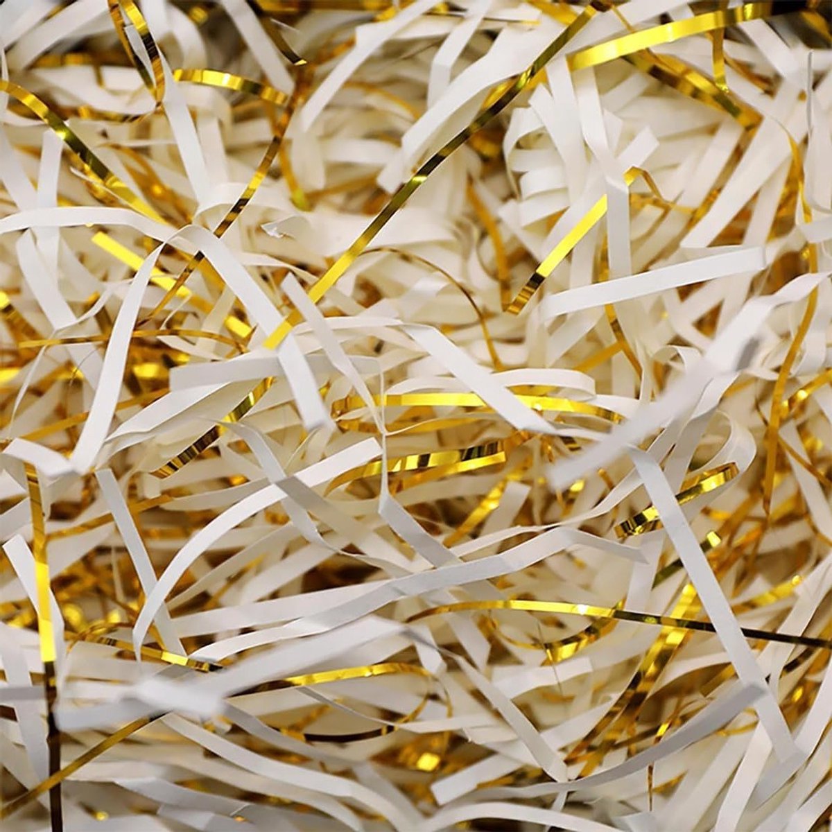 Vulmateriaal van 100g, Witte Tissue Papier, Gescheurd Papier voor Decoratie en Cadeaus, Feestelijke Versiering