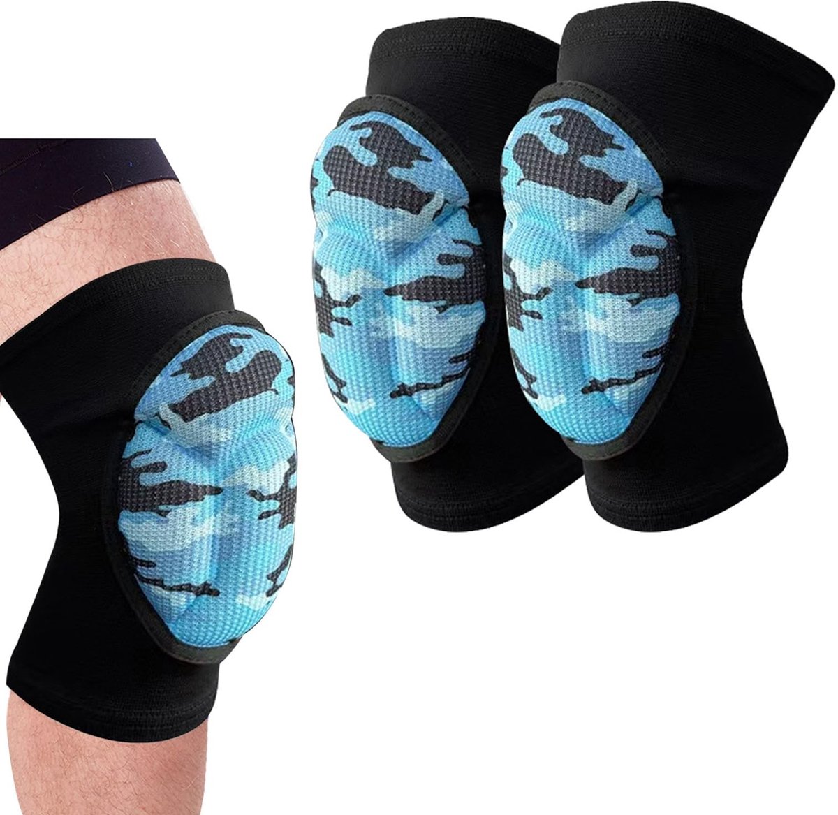 aladdien - Volleyball Pads - Dikke Spons - Comfortabel - Groot - Ademend - Voor Sporters - Geschikt voor Gewichtsklasse 60-80 kg