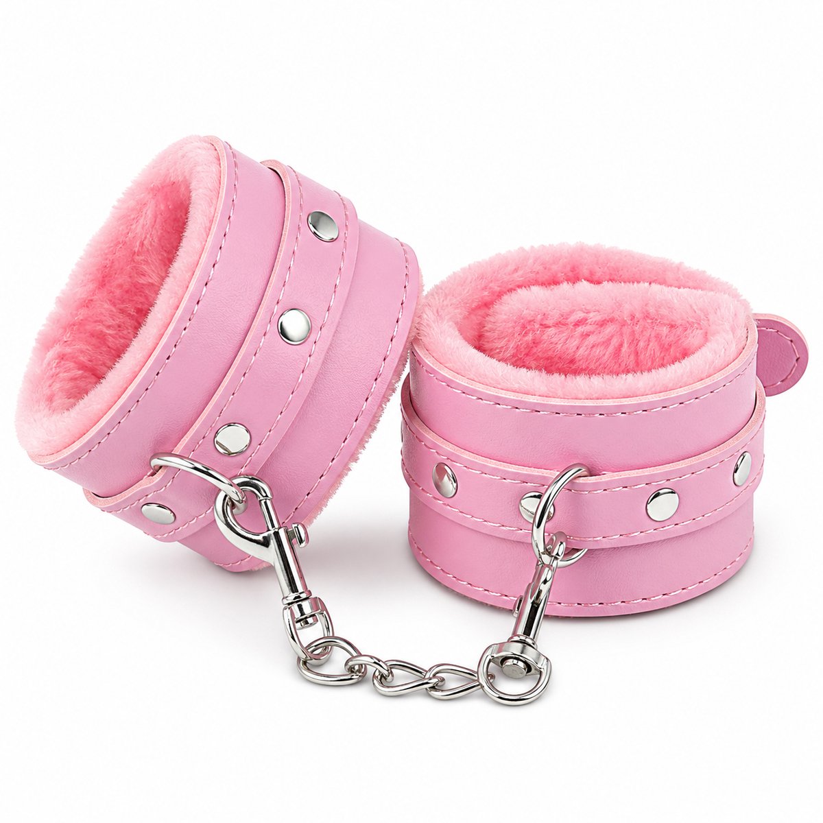 TJ Essentials Bondage Handboeien – Lederen BDSM Boeien – Seksspeeltjes – Voor Handen of Voeten – Roze