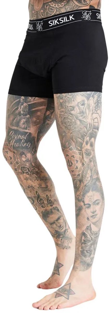 Siksilk Boxers 3 Eenheden Zwart S Man