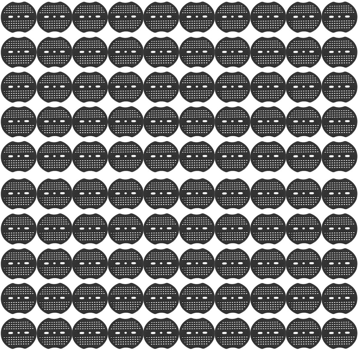 aladdien - Plastic Tuinstaken - 50 Stuks - Onkruidbestrijding - Voor Landschapsprojecten - Tuinaccessoires - Geschikt voor Tuinieren - Zwart