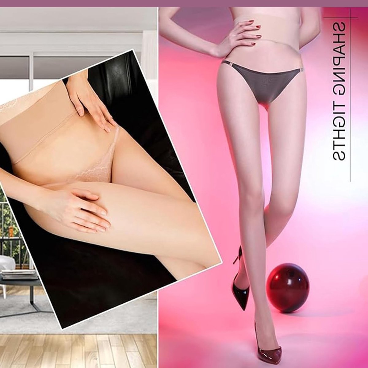 Hoge Taille Shaping Kousenbroeken voor Dames - Comfortabele en Ondersteunende Strumpfhosen voor een Slanker Silhouet