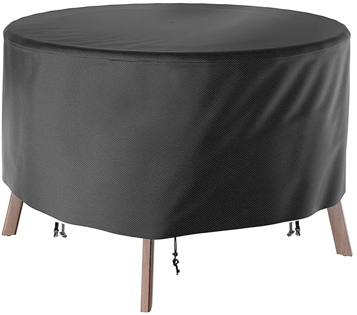 Waterdichte Tuinmeubelhoezen Rond - 130 x 71 cm - Geschikt voor Tafel en Stoelen
