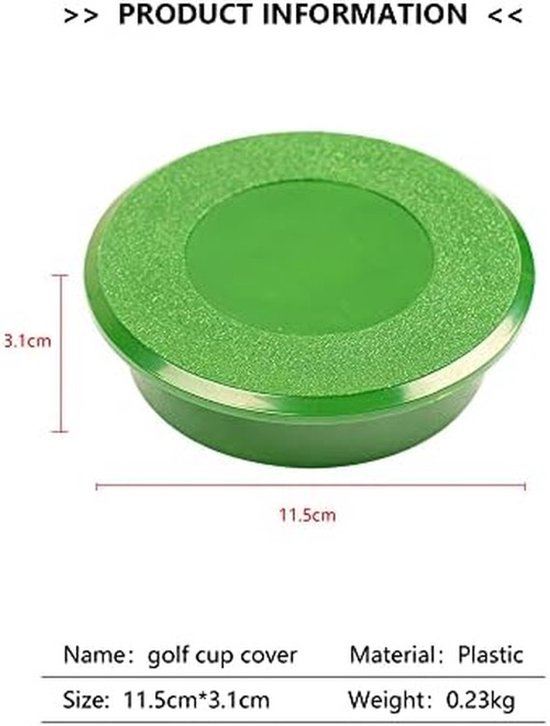 Putting Green Hole Cup voor Oefening en Training - Ideaal voor Thuis, Kantoor en Reizen — afbeelding 5