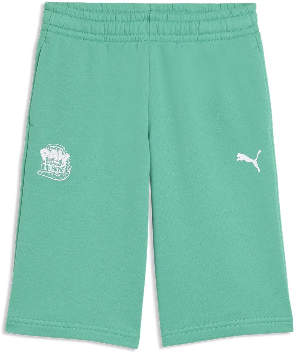 Puma X Paw Patrol Relaxed Fit Korte Sportbroek 24 Months-3 Years Jongen Groen