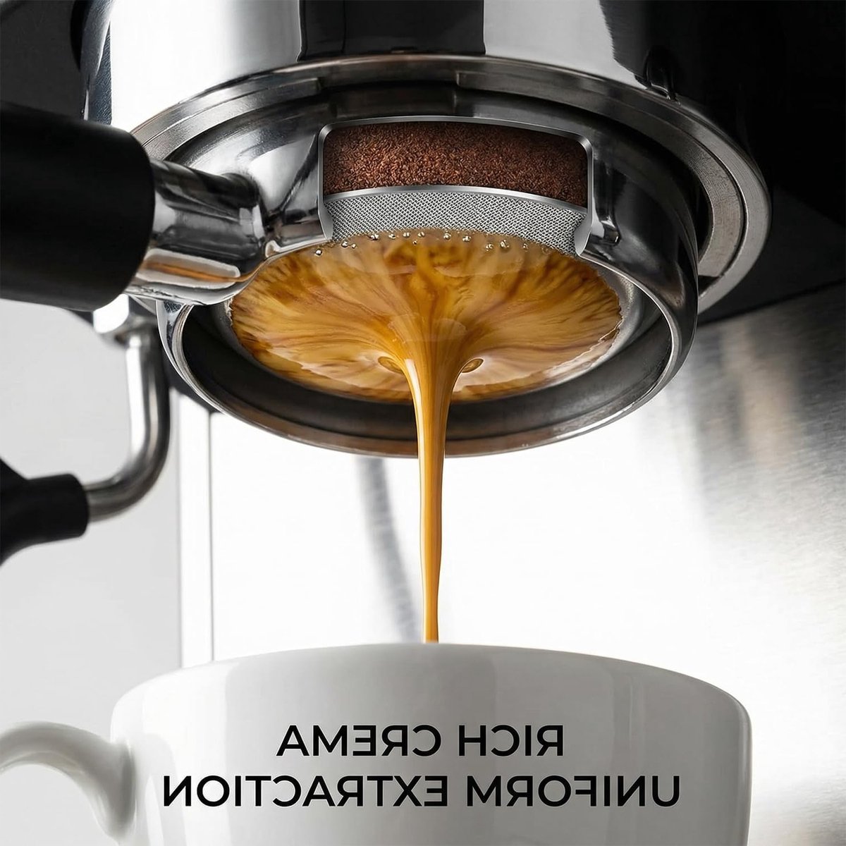 Set van 2 Herbruikbare Espresso Puck Filters, 51mm Hoogwaardige RVS Filter voor Evenwichtige Extractie en Perfecte Koffiesmaak — cadeau in Cadeau-ideeën - foto 6