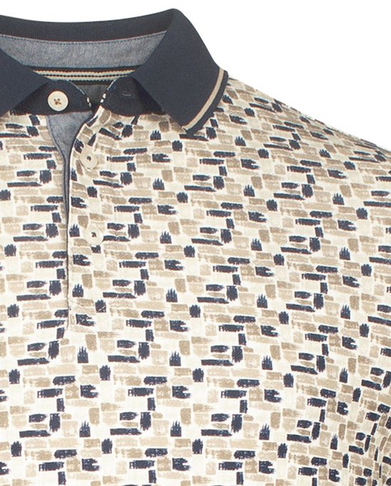 Baileys poloshirt korte mouw beige