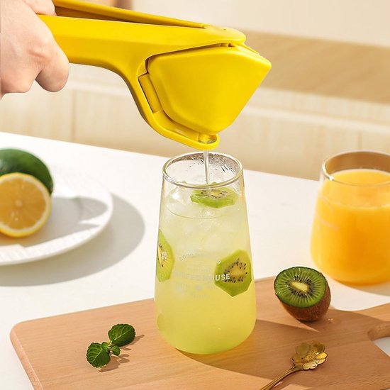 Handmatige Citroenpers voor Maximale Sapextractie, Eenvoudig te Gebruiken met Ingebouwde Zeef, Ideaal voor Verse Citroensap en Cocktails — afbeelding 5